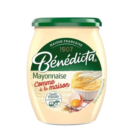 Benedicta mayonnaise comme à la maison bocal 255g
