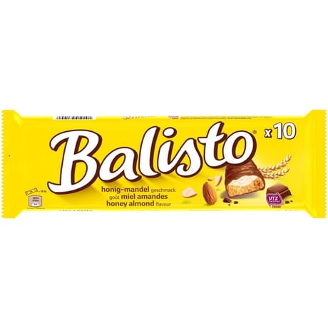 Balisto goût lait miel amandes x10 185g