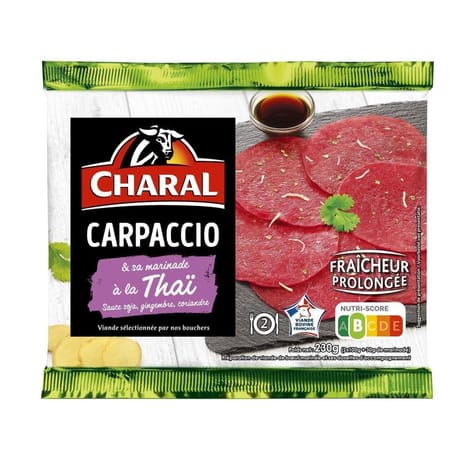 Carpaccio façon à la thai 230g Charal