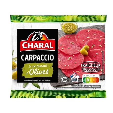 Carpaccio de boeuf olives 230g Charal
