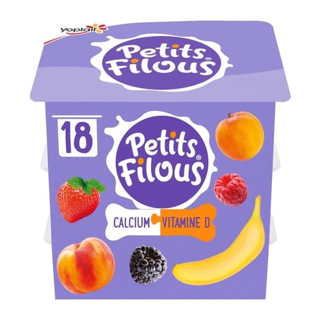 Petits filous fruits panaché 18x50g