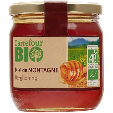 Carrefour bio miel de montagne bio - 500g
