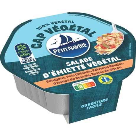 Petit navire salade d'emiette végetale boulgour 220g