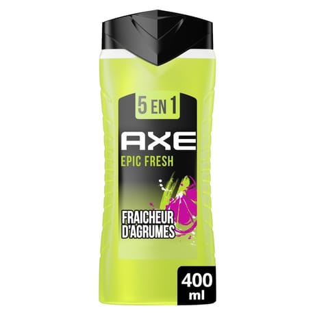 Axe gel douche homme 5en1 epic fresh 400ml