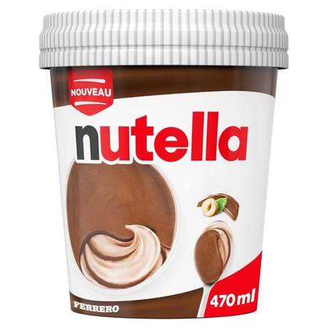 Nutella spécialitée glacée pot 230g