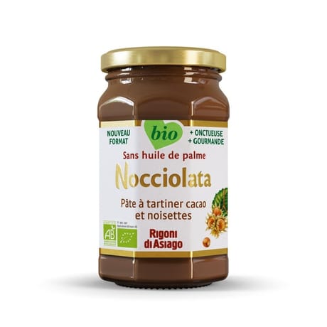 Nocciolata pâte à tartiner bio cacao noisette 250g