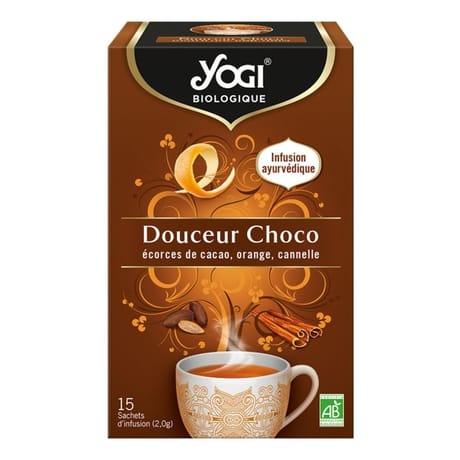 Yogi infusion bio douceur choco 15 sachets - 30g