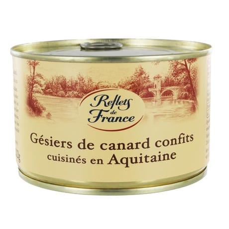 Reflets de France gésiers de canard confits 212g