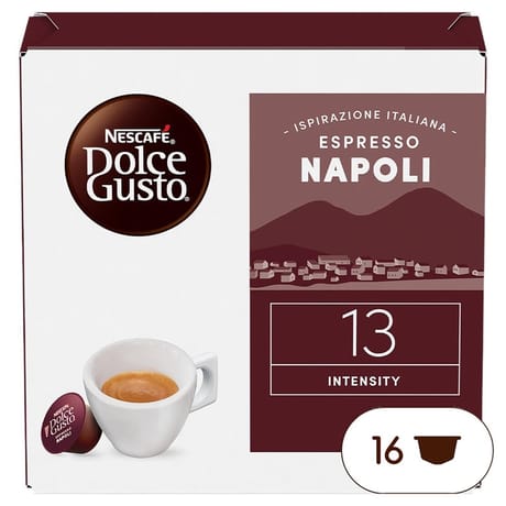 Nescafé Dolce Gusto espresso napoli, 16 capsules café intensité 13 128g