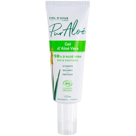 Pur aloe gel d'aloé vera ceritfié bio et équitable 125 ml
