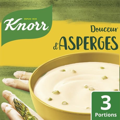Knorr douceur d'asperges sachet 3 assiettes 96g