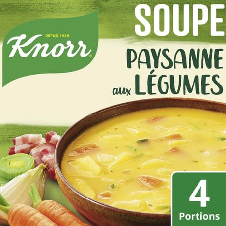 Knorr soupe paysanne aux légumes déshydratée 97g