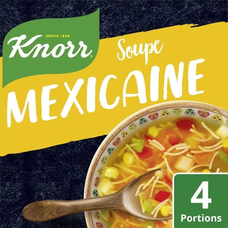 Knorr soupe mexicaine au mais et poivrons 64g