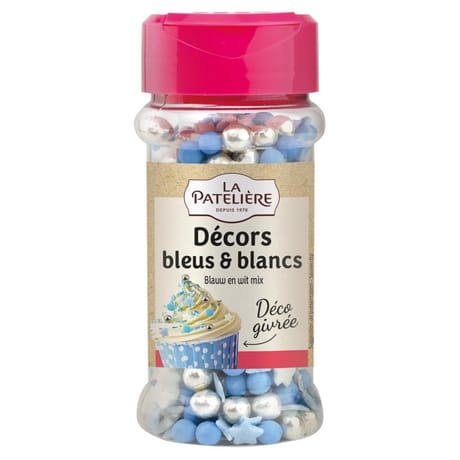 La patelière mélange de décors bleus et blancs 45g