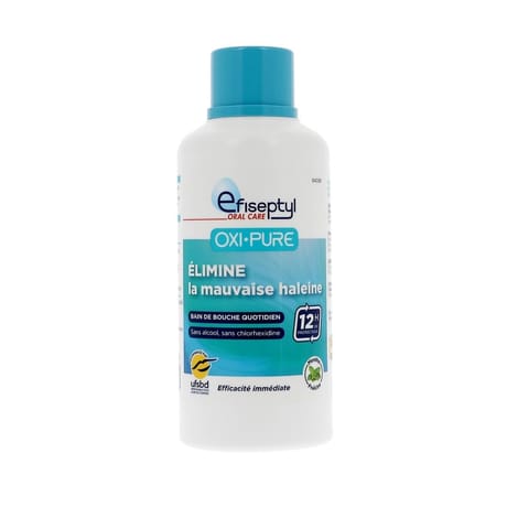 Efiseptyl oxi-pure bain de bouche quotidien 500ml