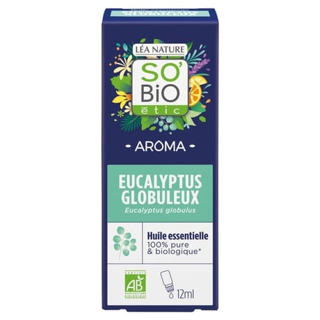Flacon huille essentielle eucalyptus globulus bio 12ml