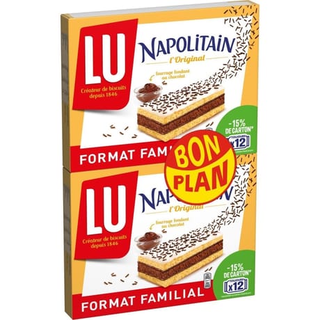 Napolitain class familial 2x360g