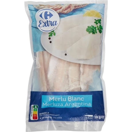 Carrefour filet merlu blancn 1kg