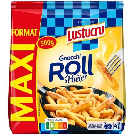 Lustucru Sélection gnocchi à poêler 500g