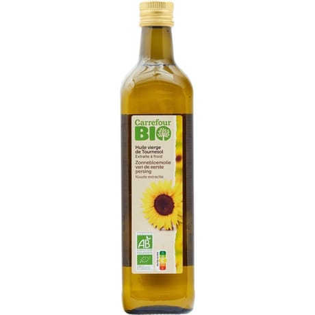 Carrefour bio huile de tournesol bio 75cl