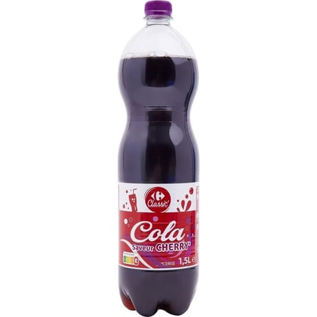 Carrefour classic' cola saveur cerise1.5l