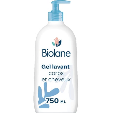 Biolane gel lavant corps et cheveux 750ml