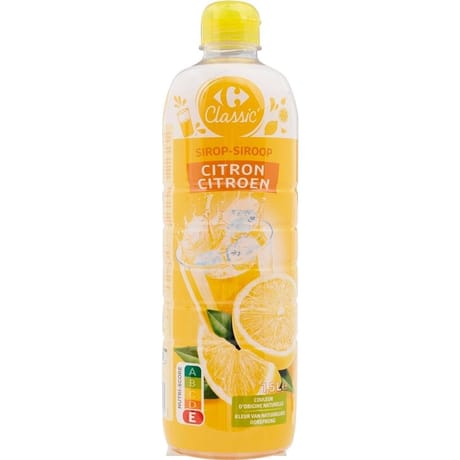 Carrefour classic' sirop citron 1.5l