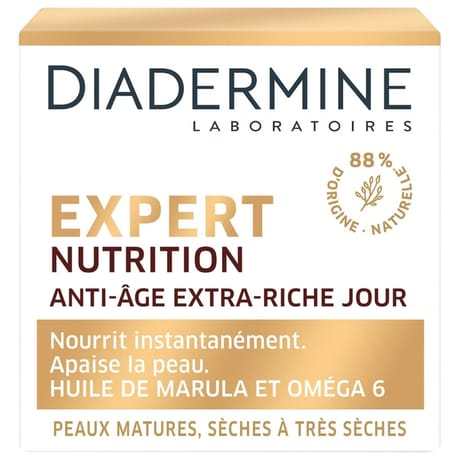 Diadermine expert nutrition crème visage anti-âge extra-riche jour 50ml