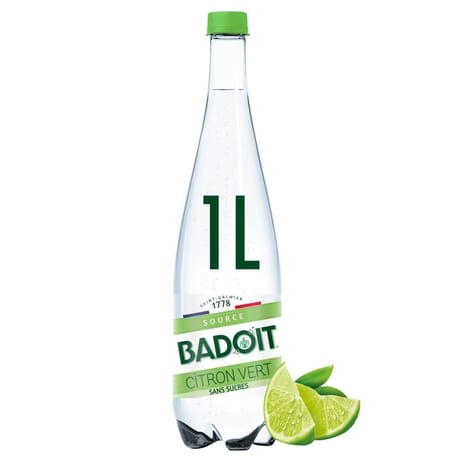 Badoit zest de citron vert 1L