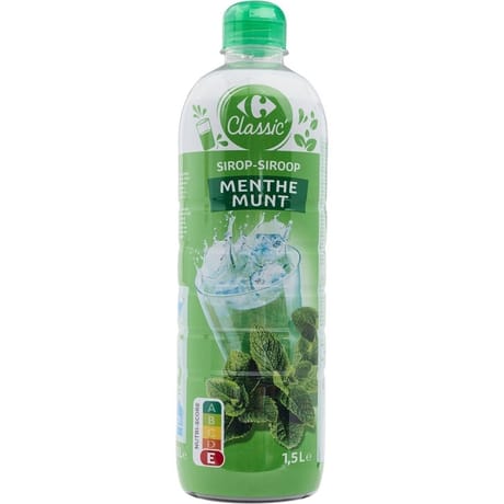 Carrefour classic' sirop menthe 1.5l