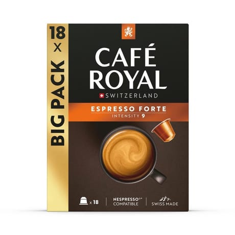 Café Royal  capsules aluminium espresso forte type nespresso x18 93G