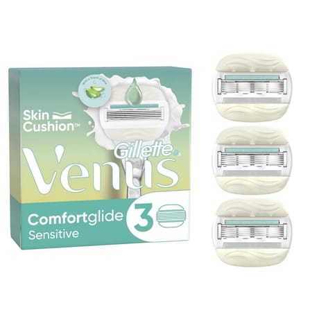 Gilette venus comfortglide 3 recharges de lames de rasoir avec 5 lames