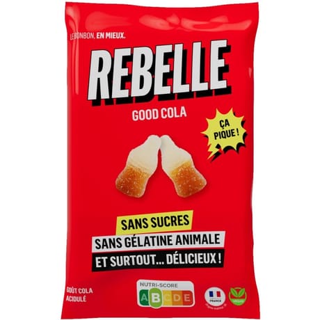 Rebelle colas sans sucre et vegan 50g