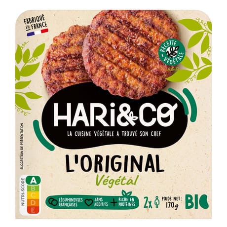 Hari&co l'original végétal de pois bio 2x85g - 170g