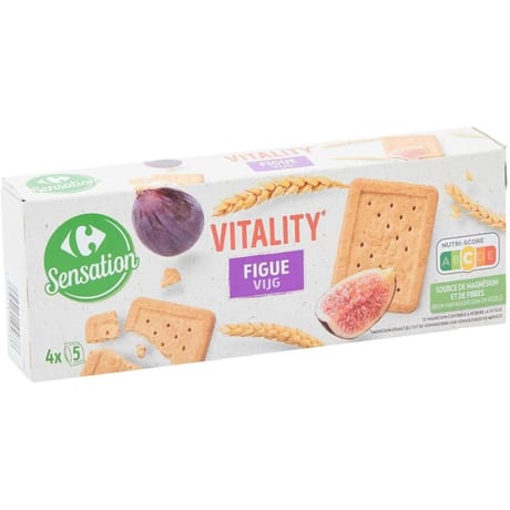 Carrefour sensation biscuits figue -200g