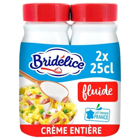 Bridelice entière fluide 30% mg bouteilles 2x25cl