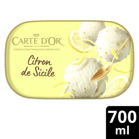 Carte d'or sorbet citron de Sicile 700ml 453g