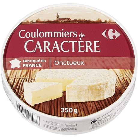 Carrefour Coulommiers de caractère onctueux 350g