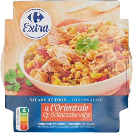 Carrefour extra salade thon à l'orientale 210g
