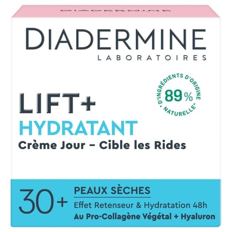 Diadermine lift + hydratant crème jour anti-rides pot 50 ml
