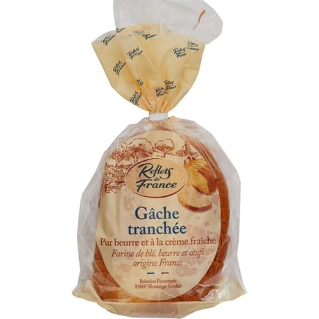 Reflets de France gâche tranchée pur beurre et à la crème fraîche 450g