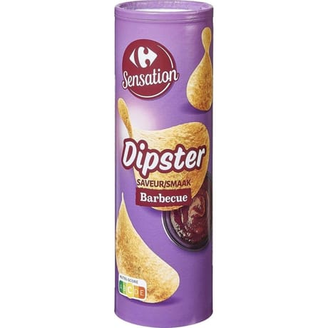 Carrefour sensation tuiles dipster barbecue 175g
