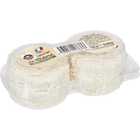 Carrefour original crottins de chèvre 120g
