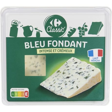 Carrefour classic' bleu fondant 125g