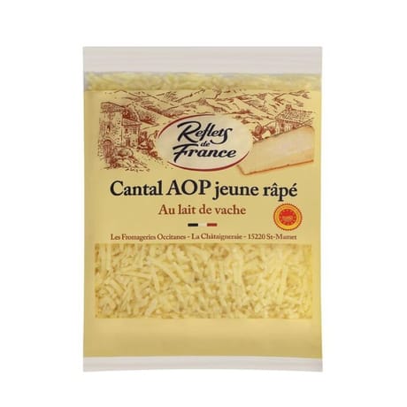 Reflet de France cantal jeune AOP râpé 150g