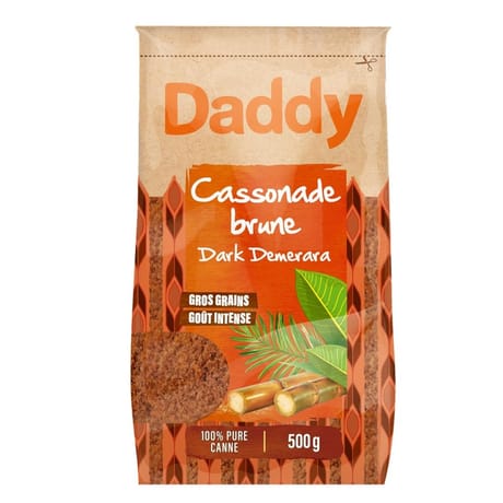 Daddy cassonade pure canne selection dark demerara 500g