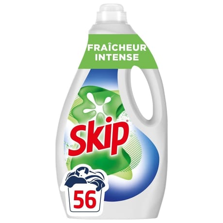 Skip lessive liquide fraicheur intense 56 lavages 2.52l