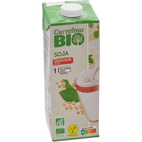 Carrefour bio boisson soja douceur 1l
