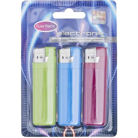 Briquets électroniques x3
