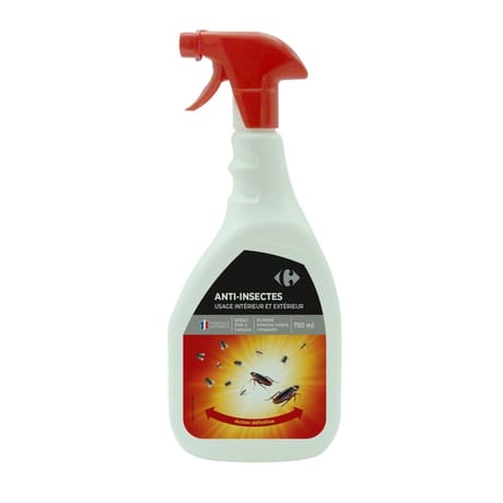 Anti insectes PAE 750ml Carrefour